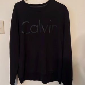 Black Calvin crew neck